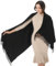 AnWILL Schal für Damen Schal Winter Schwarz Winterschal Damenschal Frauen Herbstschal Warm Schals Langer Herbst Schaltuch Warme Deckenschal Stola Wärme XL XXL