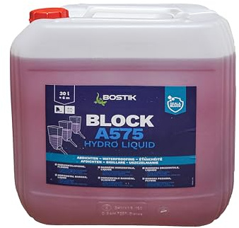 BOSTIK BLOCK A575 HYDRO LIQUID Horizontalabdichtung gegen Kapillarfeuchte 30L