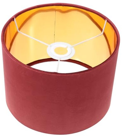 Gadpiparty Goldener Stoff Lampenschirm E27 24cm Dekorativer Tischlampenbezug Abnehmbar Vielseitig Einsetzbar Für Wohnzimmer Und Schlafzimmer