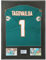 JDECO Trikot-Rahmen-Vitrine mit Wandhalterung, Trikot-Vitrine, Schrank mit gehärtetem Glas und schwarzer Matte für Fußball, Basketball, Hockey, Sport-Shirt, Fotos und eine Unterschrift, Schwarz