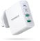 USB C Plug, 140W 4-Port Fast Charger Plug UK PD Power Adapter + QC Wall Charger, 100W USB Type C Charging Plug Hub for MacBook Pro Air iPhone 16 15 14 13 12 Pro Max, Galaxy S24 Note20