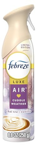 Febreze Air Mist Air Freshener Spray, Odor-Fighting Room Spray, Air Fresheners for Home and Bathroom and Kitchen, Aerosol Can, Cuddle Weather Scent, 8.8oz, 1 Count