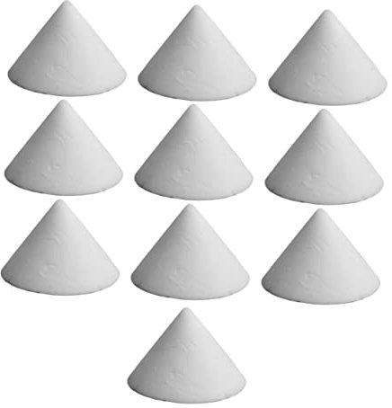 Tofficu 1set Ceramic Nail Refractory Support Nails Raku Pottery Microwave Kiln for Clay Pottery Kiln Nails Pottery Tools and Supplies Pottery Wheel Accessories White Aluminum Oxide 10pcs