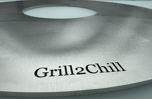 Placa de parrilla de acero inoxidable de alta tecnología V2A 1.4301 para barbacoas esféricas de 57 cm de diámetro, se adapta a WEBER > Kettle, Master Touch/NAPOLEON > NK22, PRO22 / Outdoor Chef >