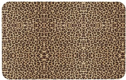 Lustige Kieselgur Matte mit Leopardenmuster, saugfähig, Badteppich für Badezimmer, Dusche, Küche, Eingang, Wohnzimmer und Schlafzimmer