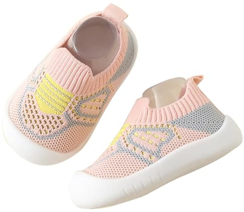 Aggroot Neonato Scarpine,Bambino Scarpe Bimbi per Primi Passi Antiscivolo Bambino con Suola Traspiranti Pantofole Bambino Unisex Scarpe