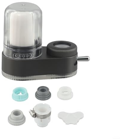 Hasaller Filtro purificador de agua para grifo de cocina, juego de filtros purificadores de agua para grifo, filtro de repuesto para grifo de cocina con 2 filtros para agua potable segura