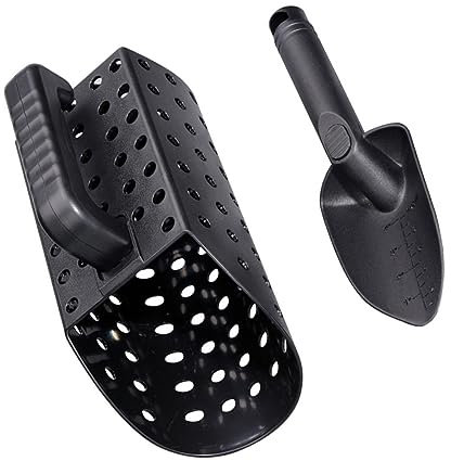 Abaodam Kit De Pala para Excavar Arena Herramienta Ligera para Detectar Arena En La Playa Y El Jardín.