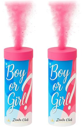 Lot de 2 Fumigènes Baby Shower (Rose) – Révélation de Sexe – Déclenchement à Mèche – 60s – Fumigène Couleur à Tenir en Main – Catégorie F1 | Zenda Club® – Livraison Gratuite 48H