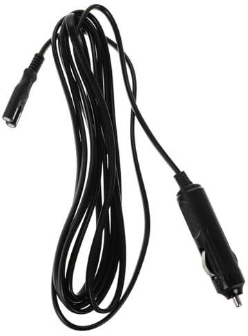NAMOARLY Car Cooler Power Cord 12V DC Figure-8 Extension Cable Portable Fridge Charger Lead Plug Replacement for Car Refrigerator and Mini Fridge Power Supply