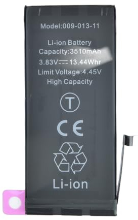 OnlyTech - Batterie Premium Capacité augmentée de Remplacement pour iPhone 11 - Capacité 3510mAh, qualité identique (Puce TI) - avec adhésif