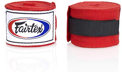 Fairtex Boxbandagen, durchgehend elastisch, 100% Baumwolle, for Muay Thai, Kick-Boxen, MMA K1