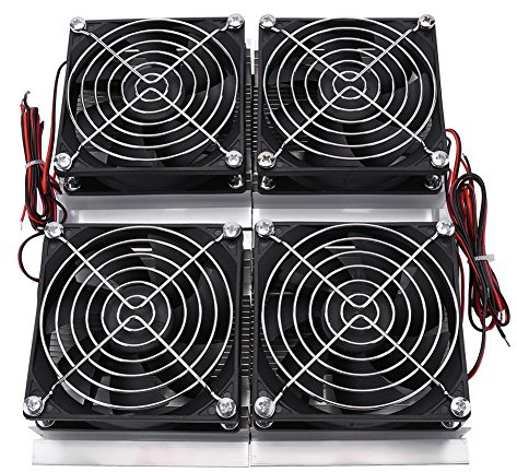 Halbleiter Kühlplatte,Peltier Kühler Kühlung Lüfter Peltier Kühlsystem Thermoelektrische Peltier Kühlung Cooler Kit Semiconductor Kühler Große Kühler Kaltleitung Modul Doppelventilatoren,240W