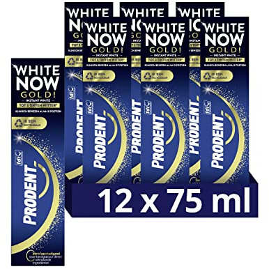 Prodent White Now Gold Zahnpasta - 12 x 75 ml - Vorteilspack