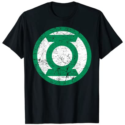 Logotipo de DC Green Lantern envejecido Camiseta