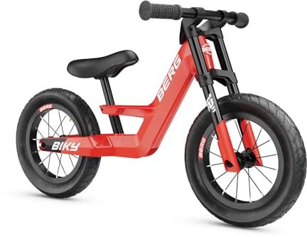BERG Unisex-Youth Biky City Red Laufrad, one Size