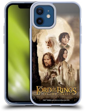 Head Case Designs Officially Licensed The Lord Of The Rings The Two Towers Main Posters Gel Case [Military Grade] Compatible with Apple iPhone 12 / iPhone 12 Pro and Compatible with MagSafe