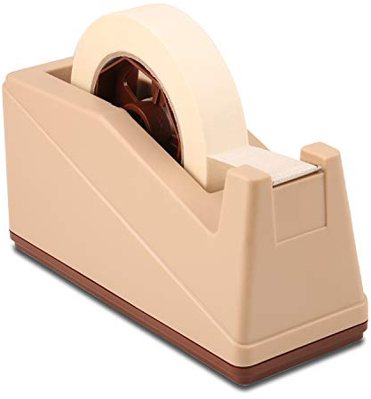 Lichamp Desktop Tape Dispenser Holder with Large 3 inch Core for Masking, Heat Transfer, Painters, Freezer and Kitchen Tape