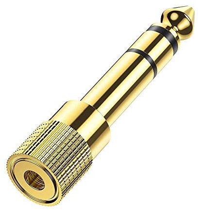 Headphone Jack Adapter 6.35mm 1/4Inch Male to 3.5mm 1/8 Inch Female Jack Headphone Audio Stereo Jack Plug Adaptor Converter