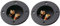 WJMY Altavoz Estéreode 2 Vías Caja de Altavoz Terminal, Itavoces Caja de Terminales de Cubierta Postal Redondos Spring Cup Conectores de Subwoofer (negro), 2 Unidades