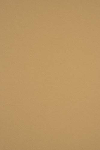 Netuno 20x Tonkarton Hellbraun DIN A4 21 x 29,7 cm 170g Sirio Color Bruno Farbiges Tonpapier buntes Bastelpapier bedruckbar für Karten Einladungen Bastelbogen A4 Kartengestaltung Basteln