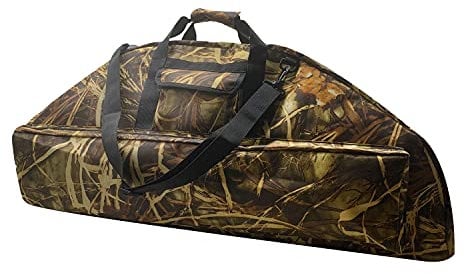 Alephnull Compoundbogen-Etui Weiches Bogenetui Compoundbogen-Tragetasche mit Pfeiltasche (Blatttarnung, Groß)