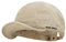 CLAPE Unisex Bestickte Basecap Cotton Baseball Cap Kurzer Schirm Schildkappen Herren Kurz Verstellbar Cappy Flache Kappe Trucker Dad Cap Beige DY06