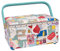 Nähkasten Retro-Design mittlere Größe (16,3 x 24,7 x 14 cm)