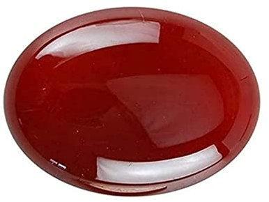 Tongari 10,00 Karat Yamani Aqeeq / Roter Aqeeq Stein Yamni Aqeeq Stein / Hakik Echter Stein / Akik Stein / Zertifizierter natürlicher Edelstein, Adjustable, Kristall, Roter Stein