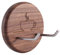 ATOZS Espresso Portafilter Walnut Hooks Coffee Portafilter Holder with Stainless Steel Hooks Suitable for 51/54/58mm Portafilter