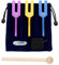 Angel Stimmgabel-Set – 4096 Hz, 4160 Hz, 4225 Hz für Sound, Musikinstrument, mit Holzhammer und weicher Aufbewahrungstasche (bunt)