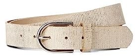 Cecil Damen B580690 Ledergürtel, Ecru foil,115