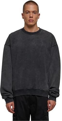Urban Classics Herren Acid Washed Crew