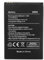 SHAWOROCE Batteria 2000 mAh 3,7 V compatibile con Wiko Telefono cellulare Lenny 2 3 Sunny 2Plus 3 Rainbow Jerry Jimmy Mobile Smartphone 2600 3702 5030 batteria agli ioni di litio ricaricabile