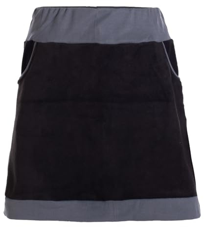 Vishes - Alternative Bekleidung - Thermorock Warmer Damen Winterrock kurz Minirock aus ECO-Fleece