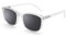 DOOViC Lesesonnenbrille mit Sehstärke 1.75 Groß Durchsichtig Eckig Brillengestell Sonnenbrille Lesehilfe für Herren/Damen