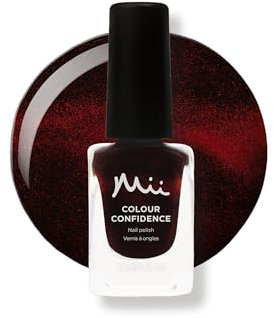 Mii Colour Confidence Quick Dry Nail Polish | Long Lasting & Fast Drying | Nail Strengthening With Nourishing Formula | 14ml Nail Paint | Comfy Cosy, Red Brown