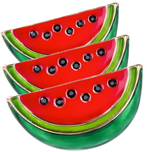 VALICLUD 3 Pièces Broche Pastè Broche Pastè Émail Broche Mignonne Émail Broche Pastè Badge Collier Broche Broches En Forme De Fruit Broche