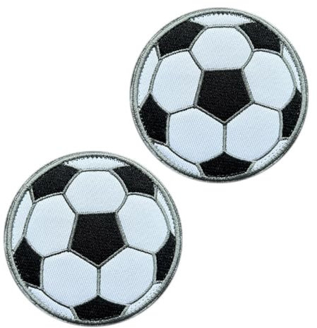 2 Stück Fußball Flagge Patch Stickerei Abnehmbare Aufnäher mit Stickereiverschluss Taktisch Militär Applikation für Kleidung Taschen Weste Jacke Rucksäcke