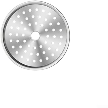 HEBEOT 304 Edelstahl Dampfgarer Tablett Runde Dampfschale Kühlgitter Dampfkorb zum Kochen Schnellkochtopf Zubehör Silber (15,5 cm)