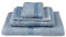 Pip Studio Soft Zellige 3 Gästetücher - 30x50 cm - - Blaugrau