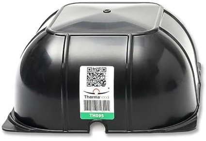 Thermahood Loft Insulation Light Fitting Cover, Draught dust & Insect proofing, Flame Retardant (Thermahood Square TH095, 2)