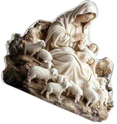 Harilla Weihnachts -Krippen -Szene Acryl -Tischzeichen wasserdicht