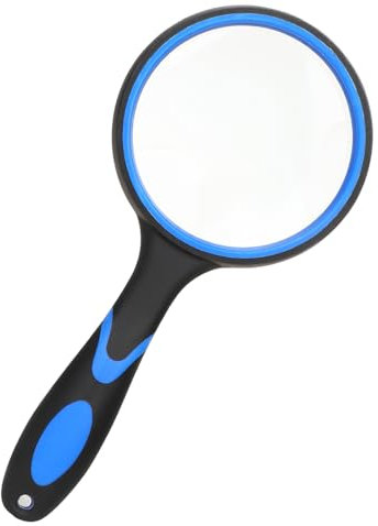 Loupe de lecture, 75 mm, loupe de lecture, loupe à main, loupe de bijoutier, pour les personnes âgées, les enfants, les bijoutiers, l'observation des insectes, les journaux, objectif de qualité
