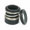 ELDFLRURB Sellado mecánico del Eje de Las Bombas de Agua, Modelo 13 SiC/Anillo de Carbono Sello NBR Sello mecánico Sello de Eje Sello de Agua for Bomba de Agua Sellado herméticamente(24mm)
