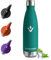 Borraccia Acciaio Inox 500ml, Doppia Parete, Bottiglia Termica Senza BPA, Bottiglia Acqua a Prova di Perdite, Facile da Pulire, Borraccia Termica per Bambini, Ragazzi, Scuola, Viaggio, Palestra
