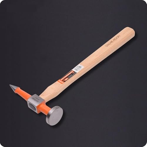 Pick and Finishing Hammer, Forged Steel Head with Hickory Handle, for Sheet Metal Work and Auto Body Repair