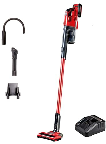 Einhell Aspiratore a bastone a batteria TE-SV 18 Li (1x4,0 Ah) | PXC | 18 V | senza sacchetto | tecnologia ciclonica | BOOST | filtraggio a 3 livelli | con batteria 4,0 Ah e accessori
