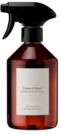 BOHORIA® Raumspray Blumenduft Hotel Scents Air Spray 500 ml – Raumduft für Boutique Hotel Feeling – Home Perfume Lufterfrischer (Creme d'Orient)