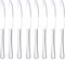 QUCHER 23,2cm (9) Coltello Bistecca Premium di coltelli da Carne, Coltelli da Bistecca in Acciaio Inox, Posate per Barbecue, Coltello da Cucina Casa Cucina Domestica Ristorante Set (8 Pezzi)